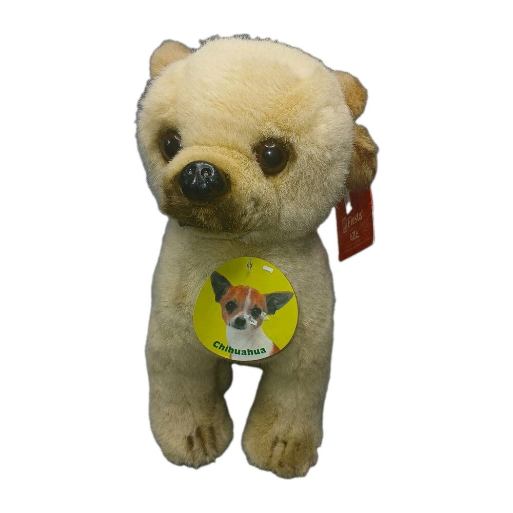 Fiesta Chihuahua Dog Puppy Plush Stuffed Animal Toy Realistic New with Tags 11"